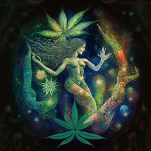 The Cosmic Dance of Cannabis Cultivation: A Journey of Connection and Communion